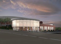 Fifty-six Induction High Bay fixtures manufactured by EverLast Lighting were installed during construction of the university's s Fifty-six Induction High Bay fixtures manufactured by EverLast Lighting were installed during construction of the university's s