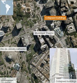 Rio de Janeiro Mayor Eduardo Paes said the cause of the collapse could have been a structural failure caused by work being done Rio de Janeiro Mayor Eduardo Paes said the cause of the collapse could have been a structural failure caused by work being done