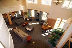 Designed by architectural firm Levi + Wong Design Associates Inc., the 40,000 square foot project elevates the senior living exp Designed by architectural firm Levi + Wong Design Associates Inc., the 40,000 square foot project elevates the senior living exp