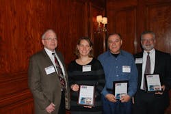 Michael Bohn (Gilbane), Stephanie Mueller (Gilbane), Gene Farb (Elmhurst Memorial Healthcare), Robert Sharrow (Albert Kahn Assoc Michael Bohn (Gilbane), Stephanie Mueller (Gilbane), Gene Farb (Elmhurst Memorial Healthcare), Robert Sharrow (Albert Kahn Assoc