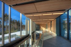 The 25,600-sf three-story building, which houses the worlds first microbial single cell genomics center and the largest collect The 25,600-sf three-story building, which houses the worlds first microbial single cell genomics center and the largest collect