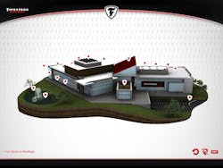 The Firestone BP iPad app offers building owners, facility managers, contractors, architects, and consultants multiple views of The Firestone BP iPad app offers building owners, facility managers, contractors, architects, and consultants multiple views of