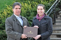 Lisa Vienckowski, a student enrolled in the Master of Engineering in Structural Engineering program at Lehigh University in Beth Lisa Vienckowski, a student enrolled in the Master of Engineering in Structural Engineering program at Lehigh University in Beth