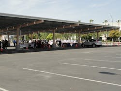 The project consisted of 8,372 modules including 196 LED carport lights using approximately 10 miles of conduit and 44 miles of The project consisted of 8,372 modules including 196 LED carport lights using approximately 10 miles of conduit and 44 miles of