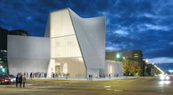 Part exhibition and performance space, part lab and incubator, the 38,000-sf building will feature a series of flexible programm Part exhibition and performance space, part lab and incubator, the 38,000-sf building will feature a series of flexible programm