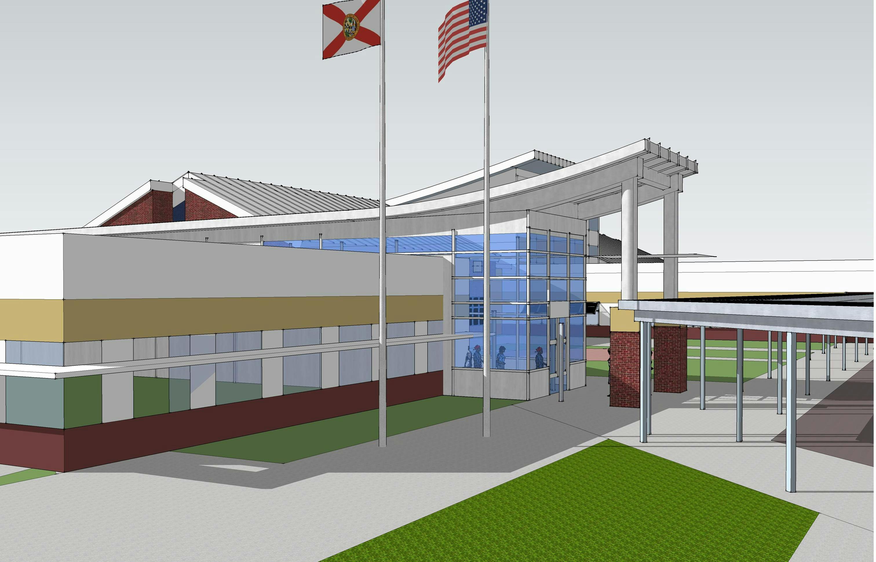 The new construction will consist of exceptionally efficient exterior building envelop and roofing system, as well as mechanical