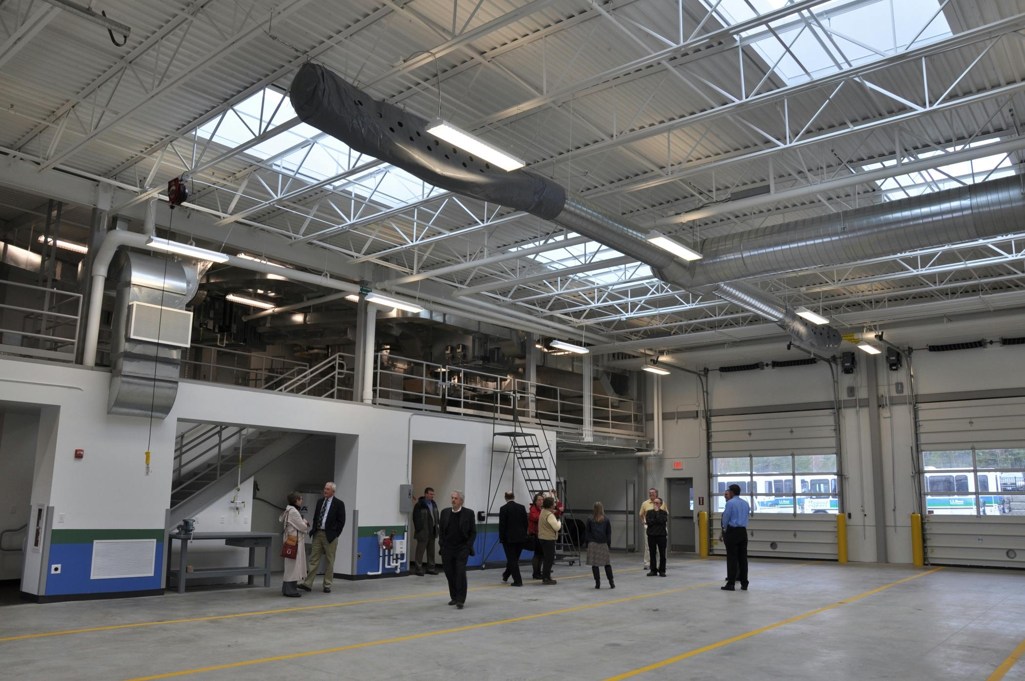 The Acadia Gateway Center administrative and maintenance facility is the first phase of a multi-phased project to implement a Tr