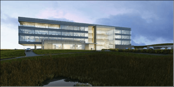 LEO A DALYs design for the headquarters reflects SACs close culture, collaborative work environment and its commitment to the