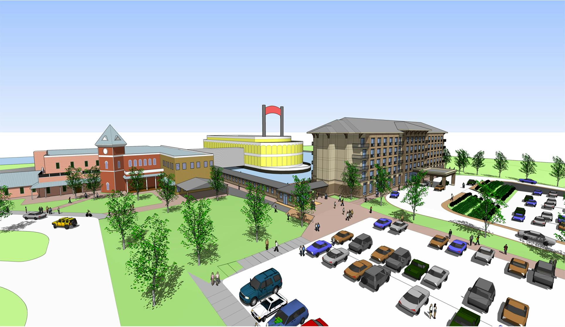 The 150 Room Five Story Hotel Will Include Suites, A Fitness Center And Meeting Space Along With 250 Additional Parking Spaces