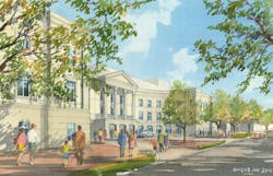 The Gaillard Center project includes the addition of a 1,800 seat multi-purpose auditorium, a 38,715-sf exhibit hall that includ The Gaillard Center project includes the addition of a 1,800 seat multi-purpose auditorium, a 38,715-sf exhibit hall that includ