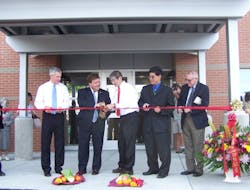 Ribbon Cutting: State Senator John Keenan, Mayor Thomas Koch, Board Member Dr. Stephen Tang, State Rep. Tackey Chan, and South C Ribbon Cutting: State Senator John Keenan, Mayor Thomas Koch, Board Member Dr. Stephen Tang, State Rep. Tackey Chan, and South C