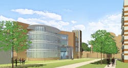 Designed by Heery International and slated to open in October 2014, the four-story, 90,000-sf facility will also include the rec Designed by Heery International and slated to open in October 2014, the four-story, 90,000-sf facility will also include the rec