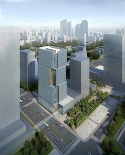 The 24 Story Tower Totals 87,570 Square Meters Overall, Including 49,110 Square Meters Of Office And Retail Space The 24 Story Tower Totals 87,570 Square Meters Overall, Including 49,110 Square Meters Of Office And Retail Space