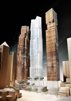 The Mirvish/Gehry design will create a new profile for the arts and entertainment district at the streetscape and in the skyline The Mirvish/Gehry design will create a new profile for the arts and entertainment district at the streetscape and in the skyline