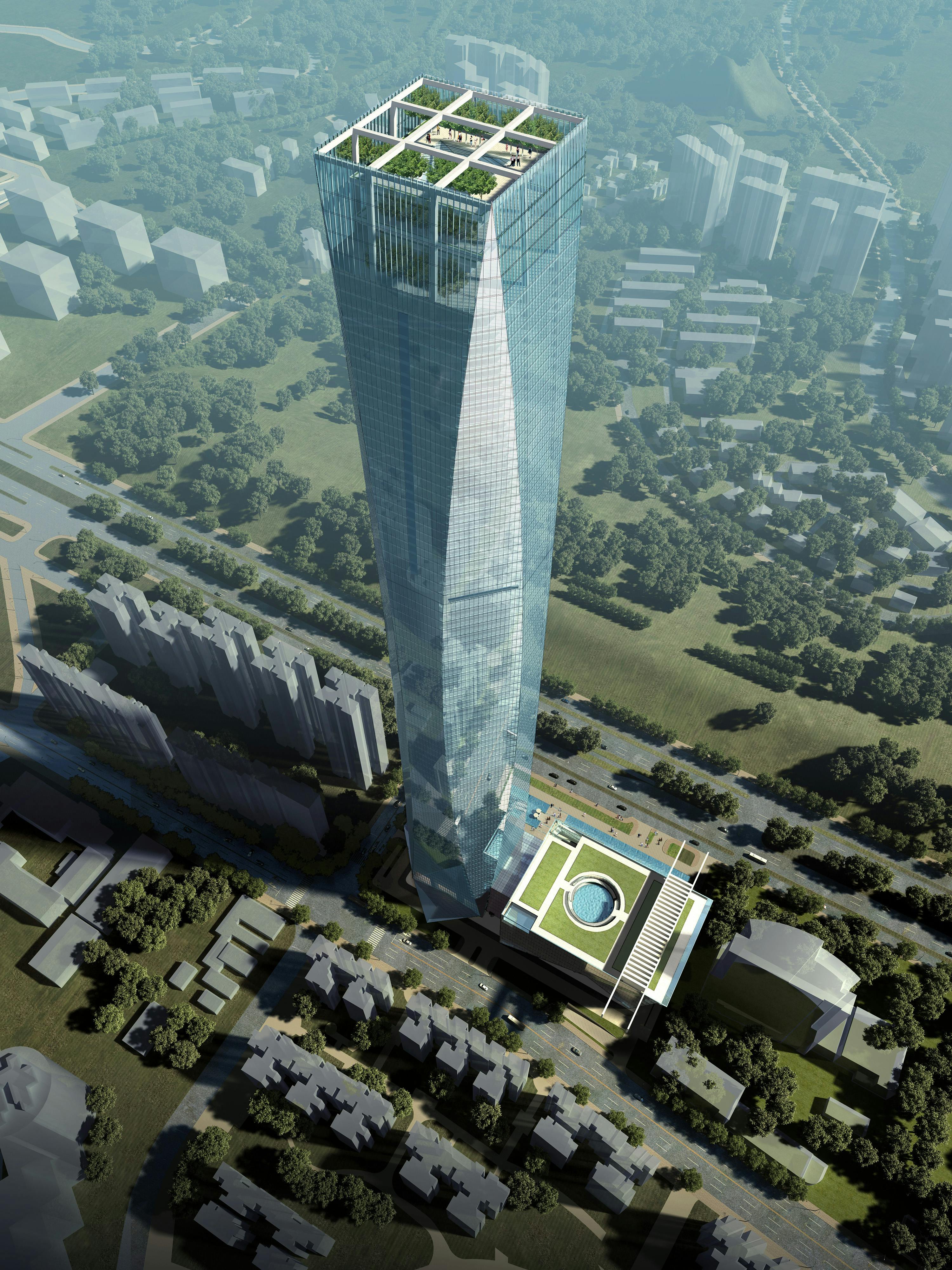 The architectural design competition was led by developer Guangxi Wei Zhuang Real Estate Co., Ltd., and the Nanning Planning Bur