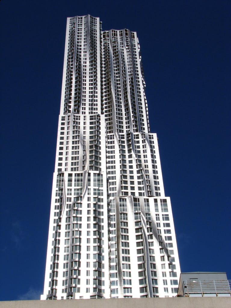 8 Spruce Street, The First Skyscraper By The Architect Frank Gehry, And Also Known As The Beekman Or New York By Gehry