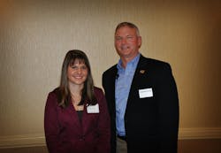 Emily Harlow And Csm Group President Todd Mc Donald Emily Harlow And Csm Group President Todd Mc Donald