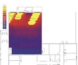 Colors On The Analysis Grid Correlate To The Legend Glare Is Measure In Luminance (cd/M2) Colors On The Analysis Grid Correlate To The Legend Glare Is Measure In Luminance (cd/M2)