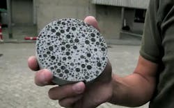 Integral Bacteria Create Limestone When Water Infiltrates Concrete, Sealing Microcracks Integral Bacteria Create Limestone When Water Infiltrates Concrete, Sealing Microcracks