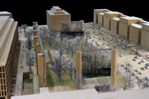 Frank Gehry's Model For The Eisenhower Memorial