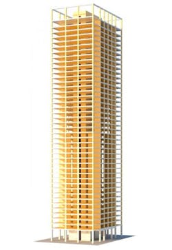 The Timber Tower, @SOM The Timber Tower, @SOM