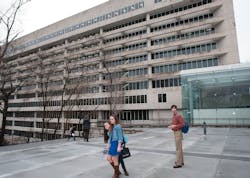 The centerpiece of the school is the 11-story Lakeside building, which was built in 1977. Photo courtesy Atlanta Public Schools The centerpiece of the school is the 11-story Lakeside building, which was built in 1977. Photo courtesy Atlanta Public Schools