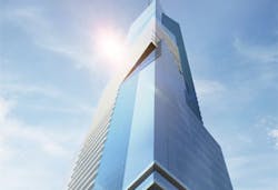 At 1,800 feet, Hudson Spire will surpass the Freedom Tower in height. Renderings courtesy of MJM + A Architects At 1,800 feet, Hudson Spire will surpass the Freedom Tower in height. Renderings courtesy of MJM + A Architects
