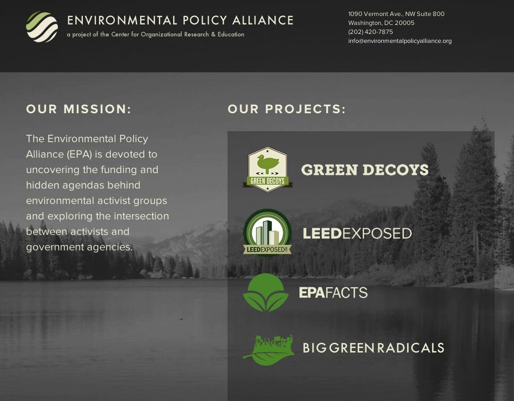 Image: Http://Environmentalpolicyalliance