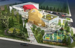 Embodying the theme little mountains, the 35,000-sf museum will be located in a former college laboratory building in the Stud Embodying the theme little mountains, the 35,000-sf museum will be located in a former college laboratory building in the Stud