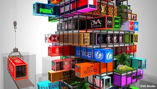 The Hive Inn Was Designed As An Entry In The 2014 Radical Innovation Awards Competition Renderings Courtesy Of Ova