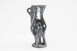Using 3D printing, Arup engineers were able to design and fabricate this lightweight, complex steel node more efficiently. Phot Using 3D printing, Arup engineers were able to design and fabricate this lightweight, complex steel node more efficiently. Phot
