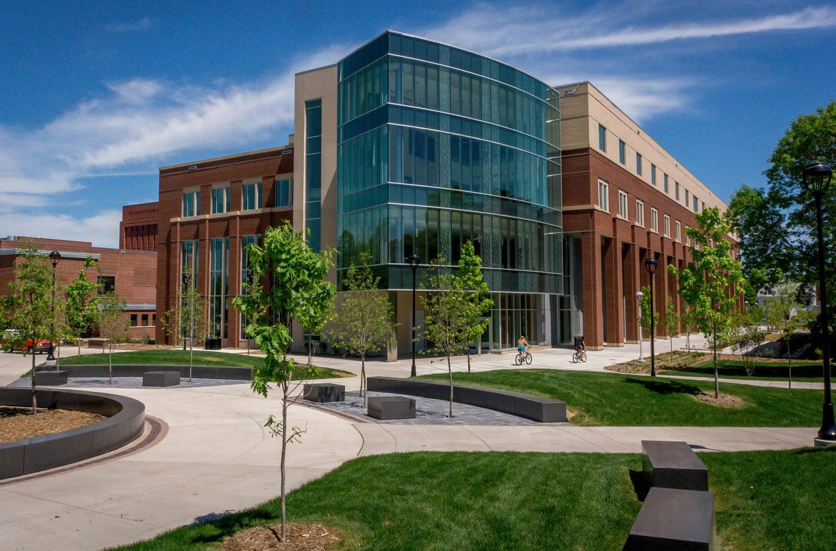 Centennial Hall is the first new academic building on the UW-Eau Claire campus in more than 30 years. Photo courtesy of SmithGro