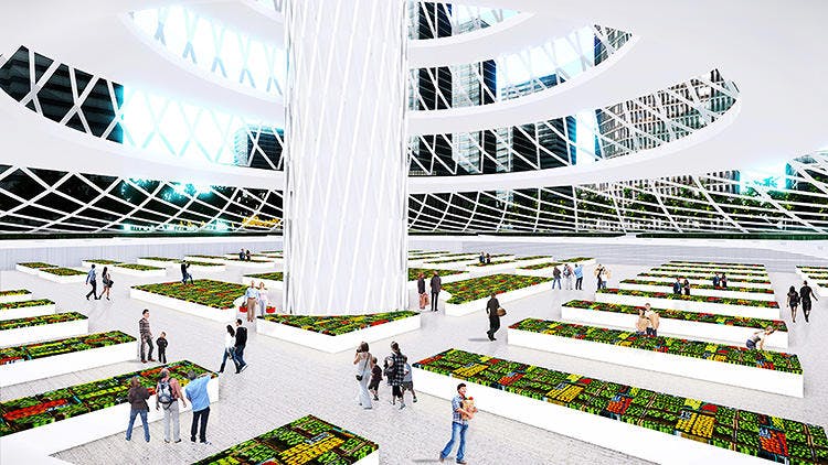 The Complex Is Envisioned With Public Garden Space Renderings Courtesy Of Aprilli Design Studio, Fast Company