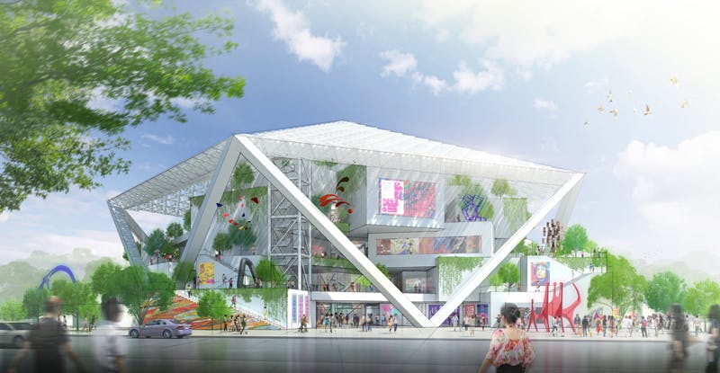 Renderings and photos courtesy of Shigeru Ban Architects