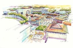 Rendering courtesy Union Village, HKS Rendering courtesy Union Village, HKS