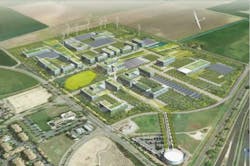 A rendering of the proposed Mace Innovation Center, which would add 2.6 million sf of commercial space to Davis, Calif. Renderin A rendering of the proposed Mace Innovation Center, which would add 2.6 million sf of commercial space to Davis, Calif. Renderin