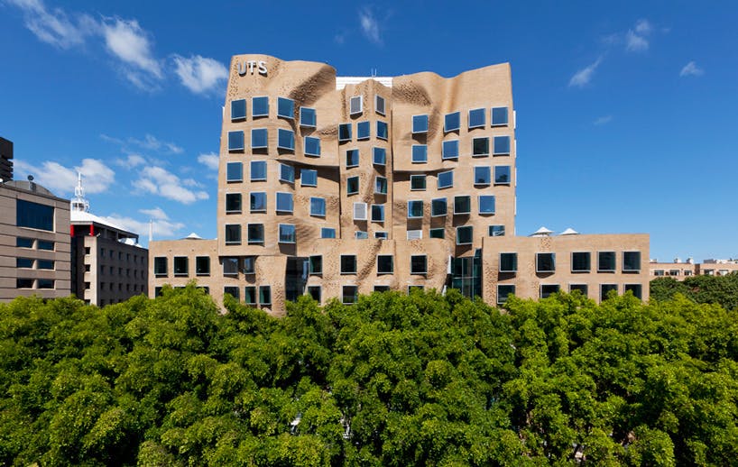 Frank Gehry creates fanciful brick façade for Australian business