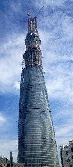 Shanghai Tower. Photo: Yhz1221 via Wikimedia Commons Shanghai Tower. Photo: Yhz1221 via Wikimedia Commons