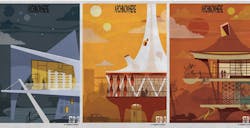 Illustrator Federico Babina imagines architecture from nowhere Illustrator Federico Babina imagines architecture from nowhere