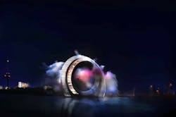 Massive windmill will double as mixed-use entertainment tower in Rotterdam Massive windmill will double as mixed-use entertainment tower in Rotterdam