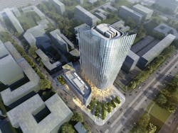 Goettsch Partners unveils plans for dual office towers in Warsaw Goettsch Partners unveils plans for dual office towers in Warsaw