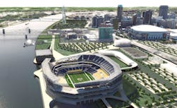 New HOK designs for St. Louis NFL stadium unveiled New HOK designs for St. Louis NFL stadium unveiled
