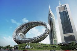 A giant, silver loop in Dubai will house the Museum of the Future A giant, silver loop in Dubai will house the Museum of the Future