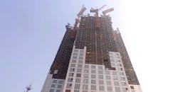 A 57-floor Chinese skyscraper was completed in 19 days A 57-floor Chinese skyscraper was completed in 19 days