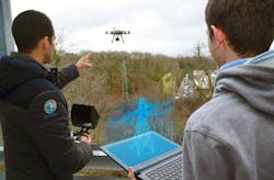 French startup develops drone camera that overlays video with 3D images French startup develops drone camera that overlays video with 3D images