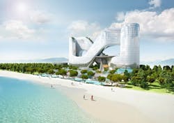 Figure-eight shaped hotel to open around PyeongChang 2018 Winter Olympics Facility Figure-eight shaped hotel to open around PyeongChang 2018 Winter Olympics Facility