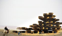French firm proposes sand and bacteria as building material in the Sahara French firm proposes sand and bacteria as building material in the Sahara