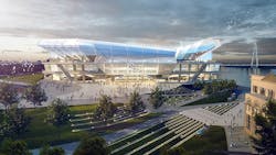 HOK unveils renderings and video of new St. Louis NFL stadium HOK unveils renderings and video of new St. Louis NFL stadium