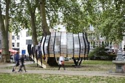 Pop-up tree-office opens in London borough of Hackney Pop-up tree-office opens in London borough of Hackney