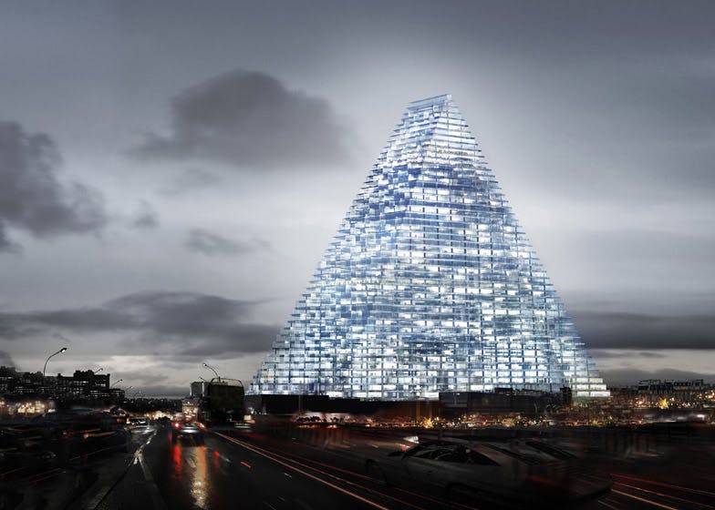 Herzog & de Meuron&rsquo;s triangle tower design stirs controversy in Paris